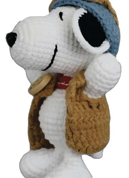 Crochet Keychain Snoopy