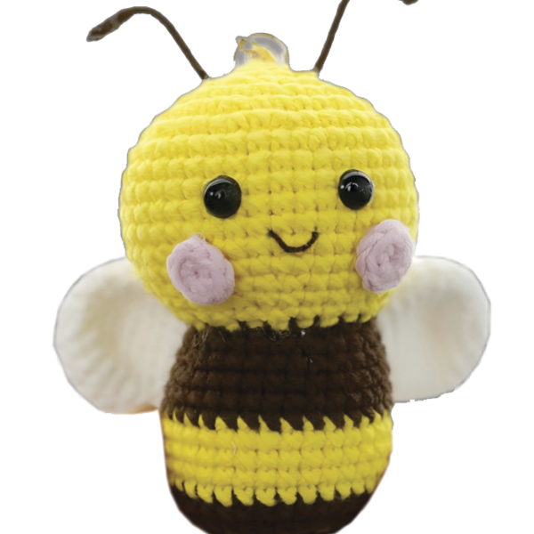 Crochet Keychain Bee