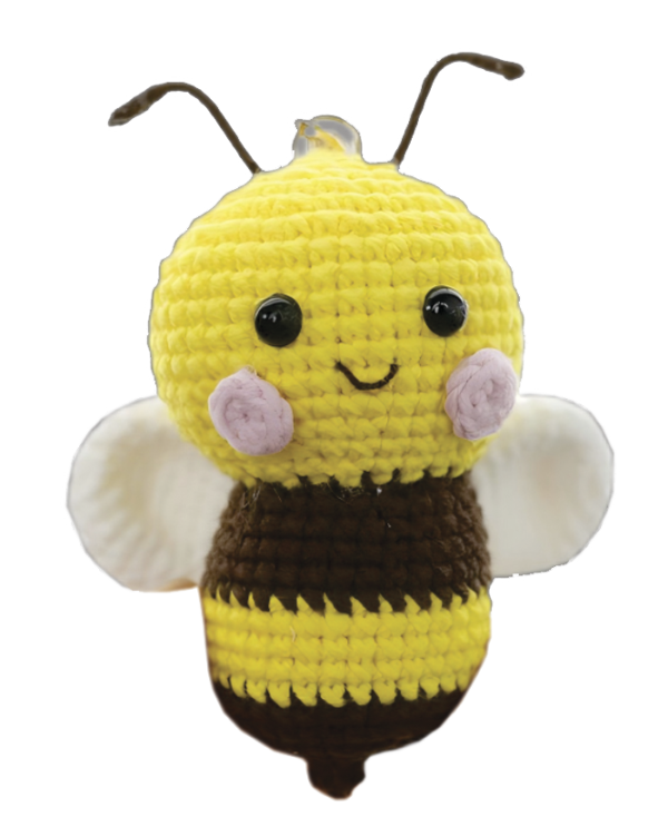 Crochet Keychain Bee