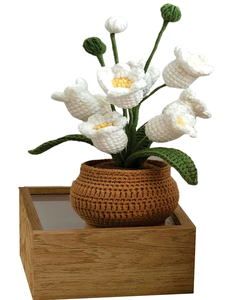 Crochet Lily of the Valley White